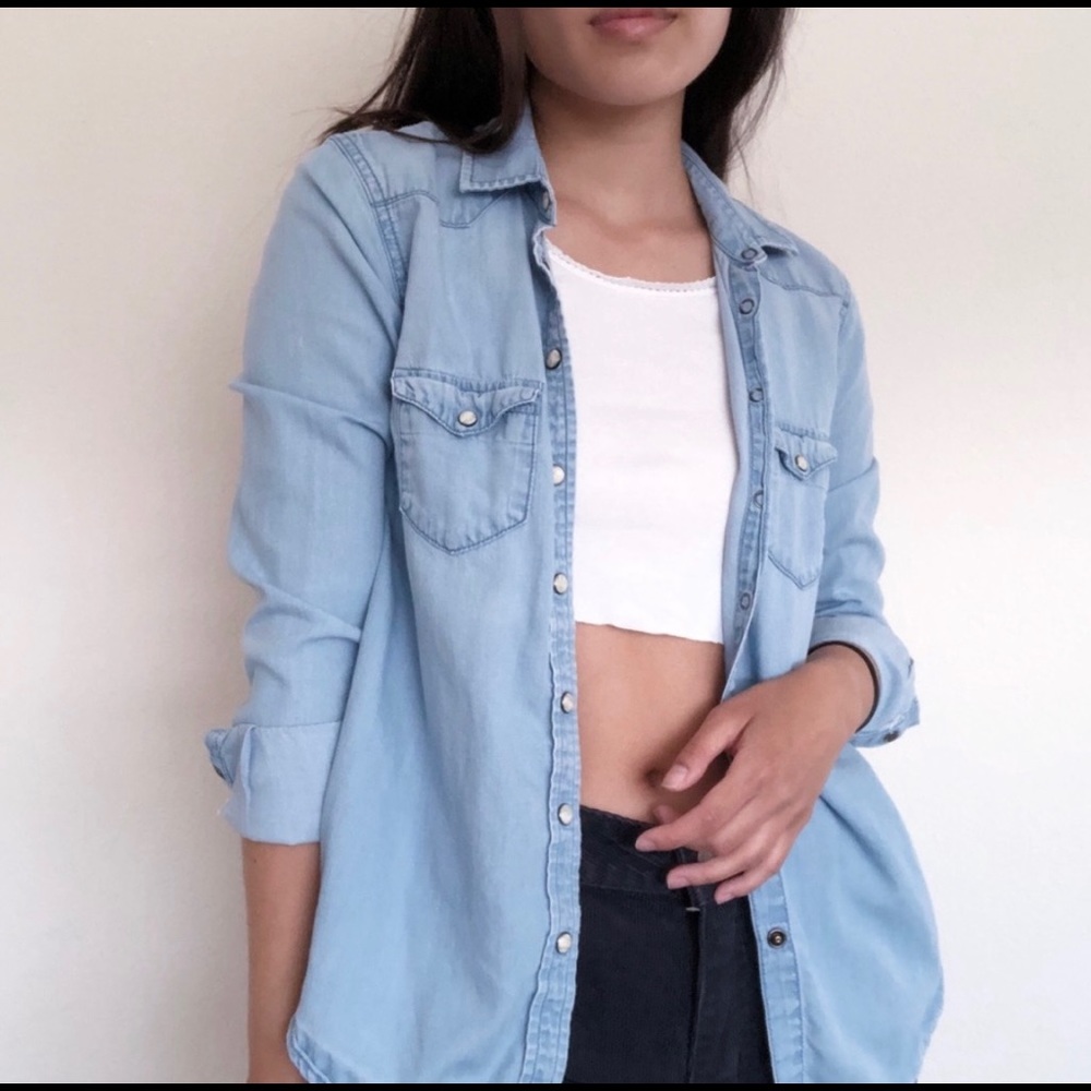 American Eagle Denim Shirt